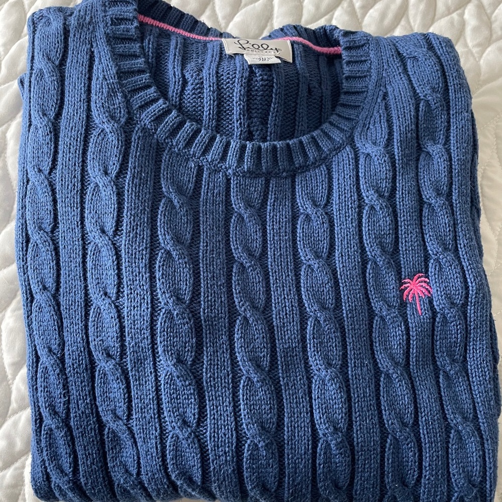 Lilly Pulitzer cotton knit sweater